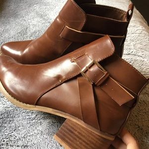 Brown Forever21 Booties
